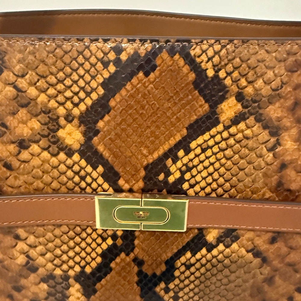 Tory Burch Lee Radziwll exotic double bag - Picture 4 of 15